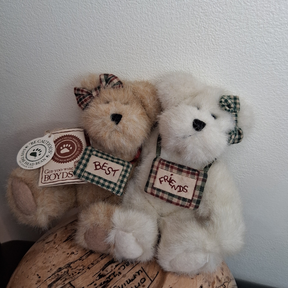 Boyds Bears Best Friends Plush - Cream and Tan